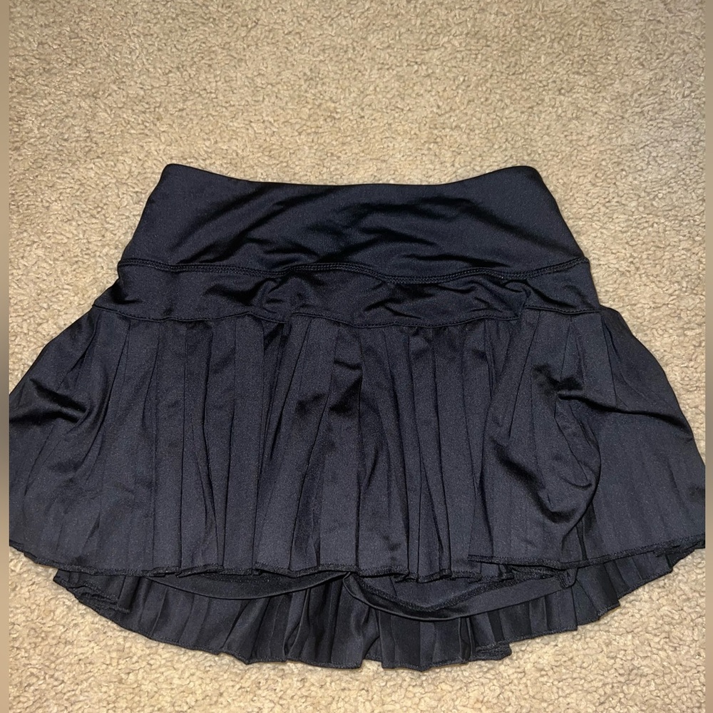Black Gold Hinge Skort